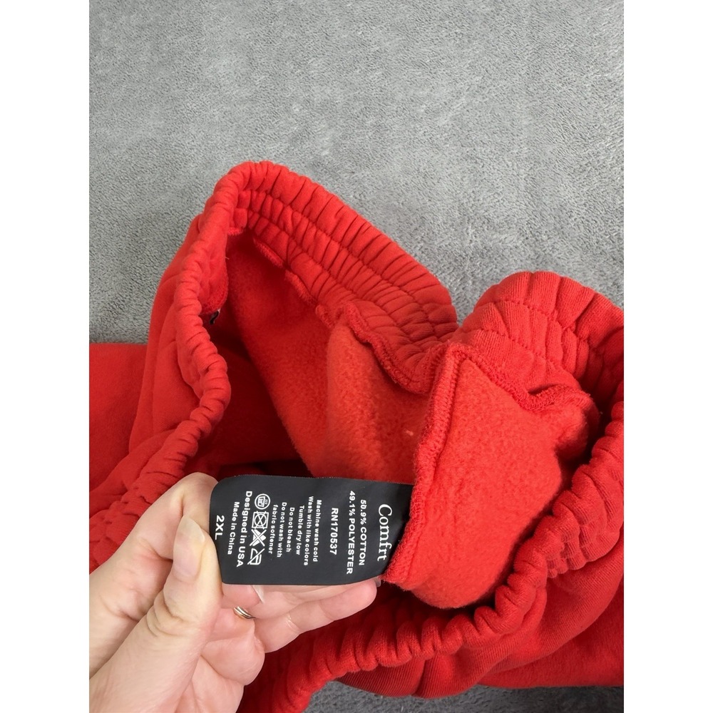 Comfrt Jogger Sweatpants Women's Size 2XL Red - Picture 5 of 11
